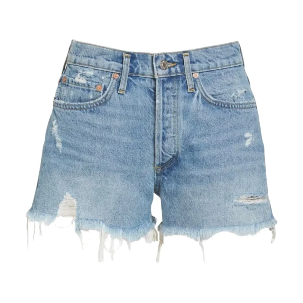 AGOLDE Parker Vintage Cut Off Jean Short High Waist Women's Sz 28 Swapmeet